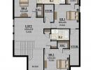 2nd Floor Plan Rendering min