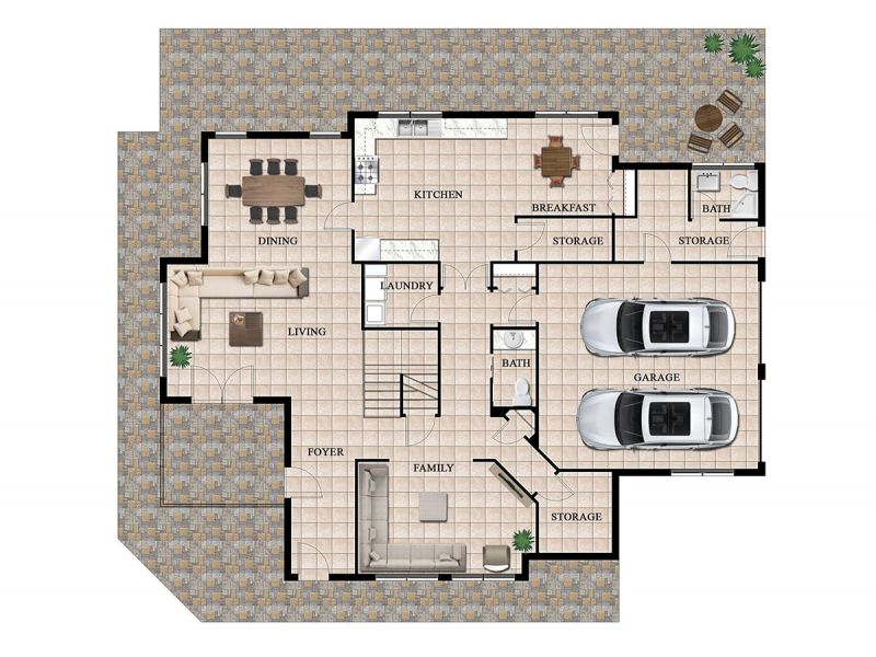 Floor Plan Rendering min