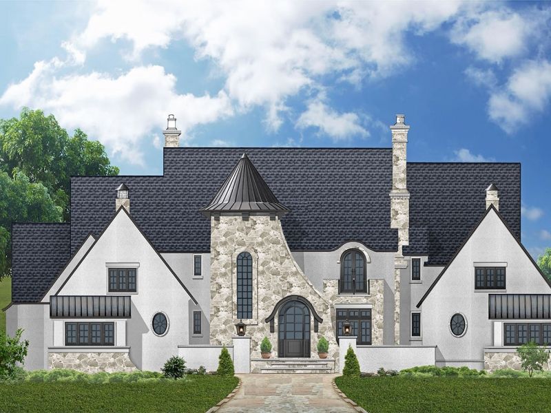 Front Elevation Rendering 194