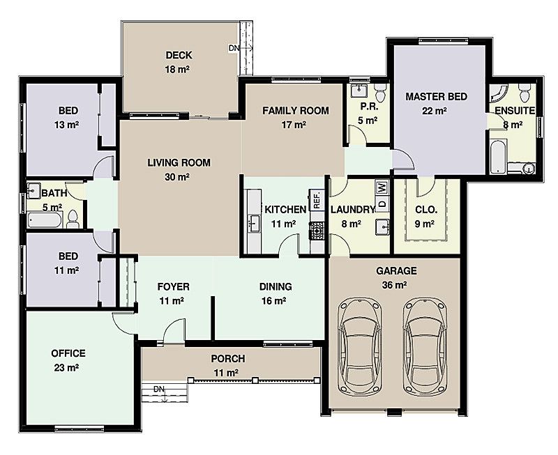 floor plan color floor plan color