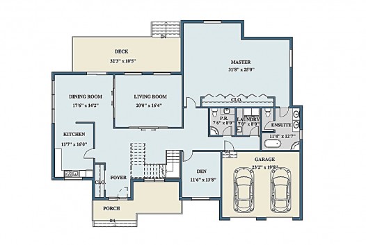 Color Floor Plan