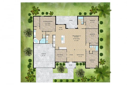 Color Floor Plan