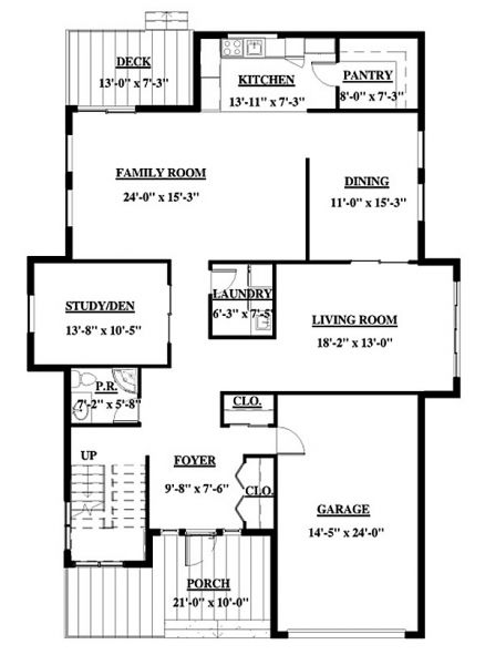 marketing b w floor plan