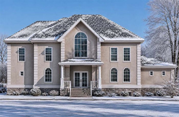 Elevation rendering winter