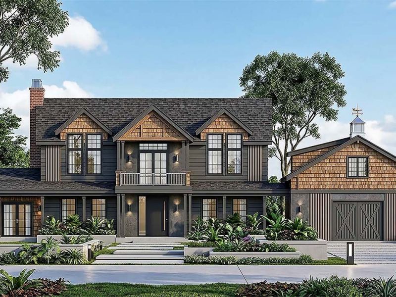 Front elevation rendering