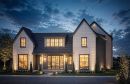 House at night rendering