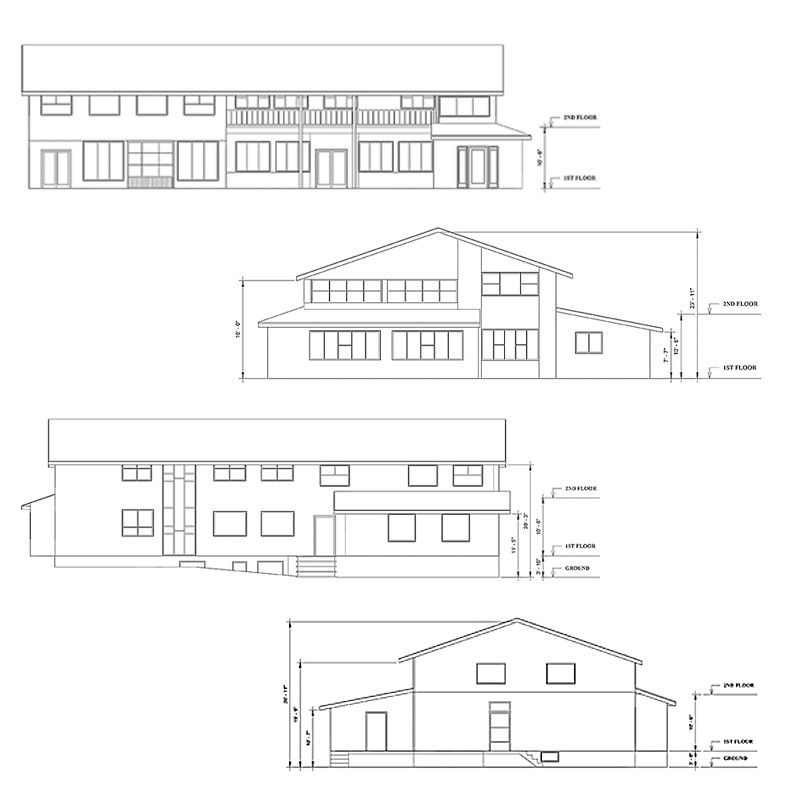 4 elevations